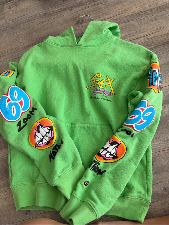 Chrome Hearts Other - Chrome Hearts authentic matty boy Neon Green Graphic  Sweatshirt